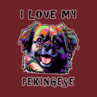 I Love My Pekingese T-Shirt