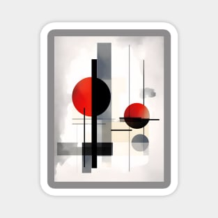 Bauhaus Style Minimalist Magnet