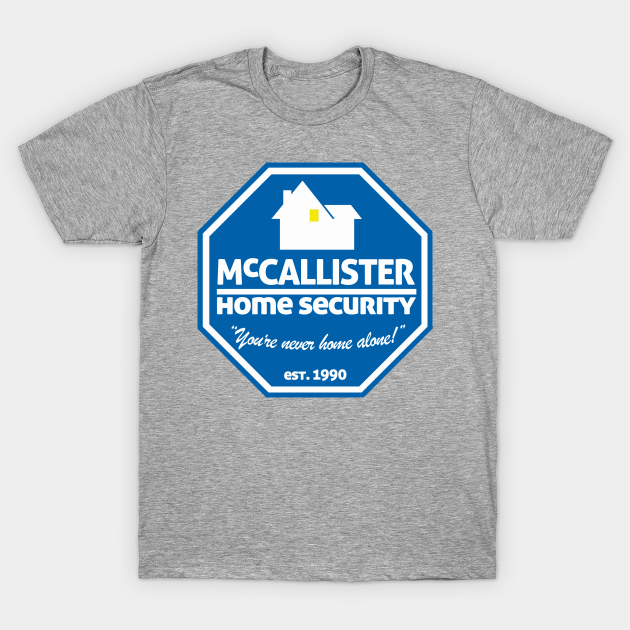 Discover McCallister Home Security - Home Alone - T-Shirt