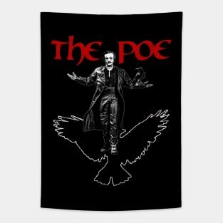 The Poe - Edgar Allan Poe as The Crow Tapestry