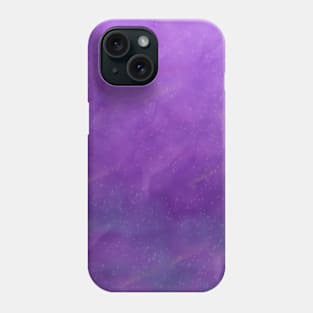 Purple Sparkle Smoke Phone Case