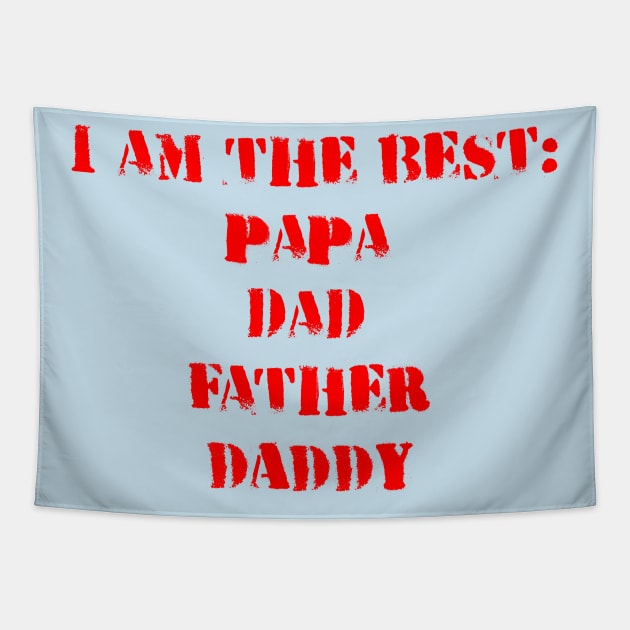 Papa Fathers Day Tapestry by Karambola