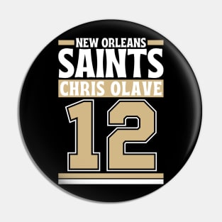 New Orleans Saints Chris Olave 12 Edition 3 Pin