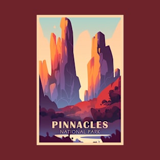 Pinnacles National Park Travel Poster T-Shirt