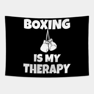 Boxing Is My Therapy Tapestry