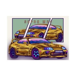 Toyota Supra mk4 Car Retro T-Shirt