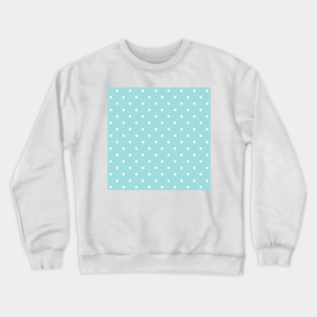 Blue White Polka Dots Polka Dots Sweat Shirt Teepublic Fr