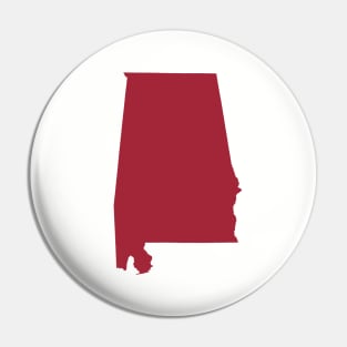 Alabama Crimson Pin