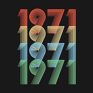 Retro 1971 Birthday T-Shirt