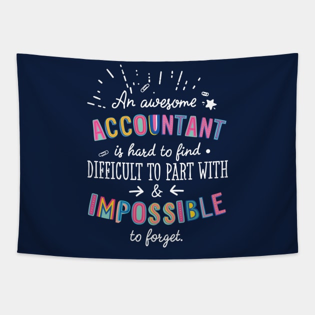 An awesome Accountant Gift Idea - Impossible to Forget Quote Tapestry by BetterManufaktur