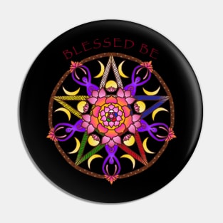 Goddess Blessed Be Pin