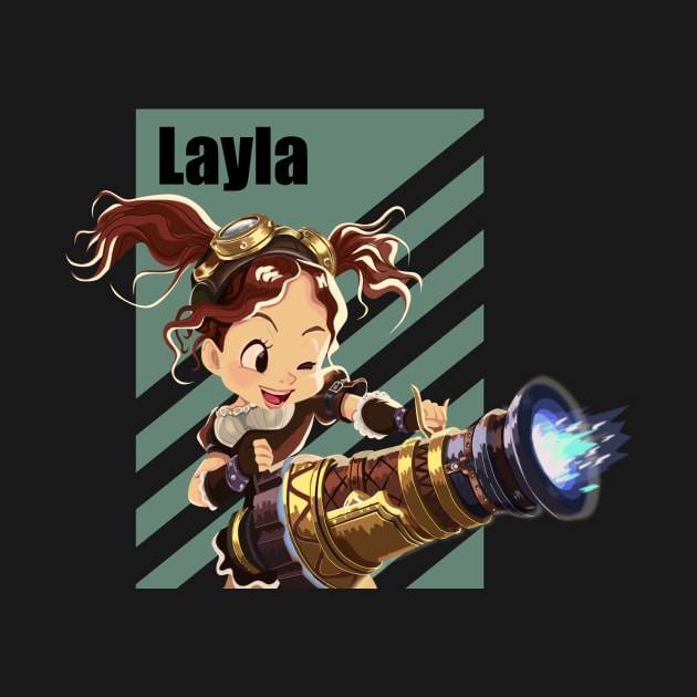 Layla Mobile Legends by YunusCartoon