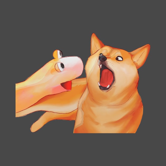 Shook Doggo by kelseydjpaint