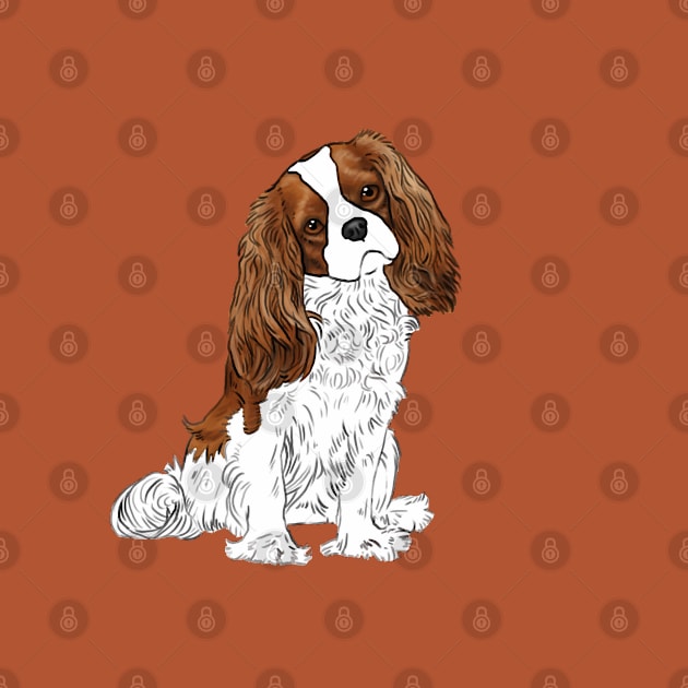 Cavalier King Charles Spaniel - Blenheim by jollyinu