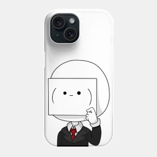 slenderman face Phone Case