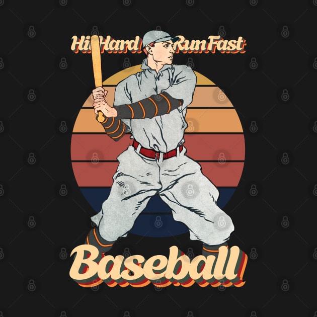 Classic Baseball Vintage Style by KewaleeTee