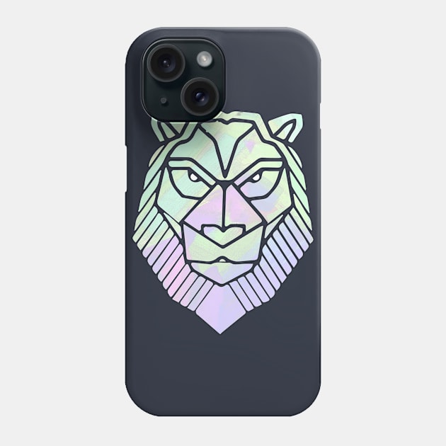 Lion Face Phone Case by denissmartin2020