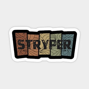 Stryper Retro Pattern Magnet