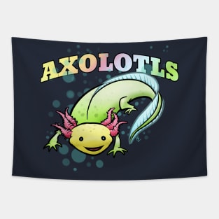 axolotls mascot Tapestry