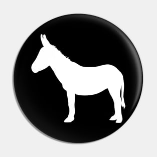 Donkey silhouette Pin