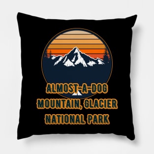 Almost-a-Dog Mountain, Glacier National Park Pillow