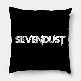 Sevendust texture white Pillow