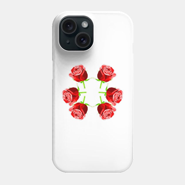 Ring of flower Phone Case by M[ ]