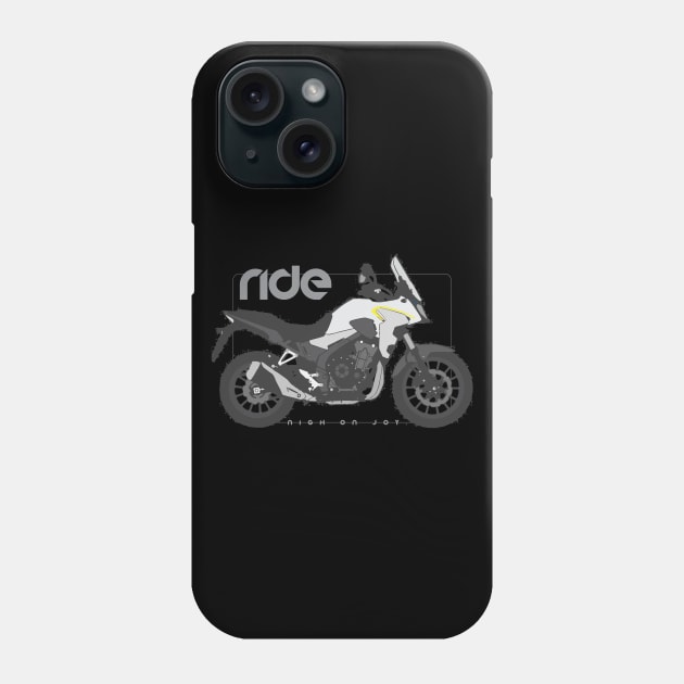 Ride cb500x white Phone Case by NighOnJoy