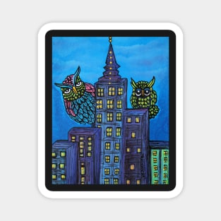 Night Owls Magnet