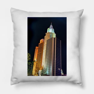 New York New York Hotel Las Vegas America Pillow