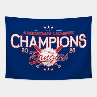 Rangers Baseball AL Champions  2023 Tapestry