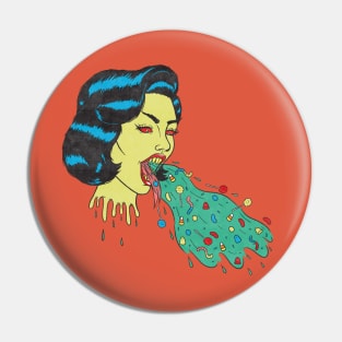 Candy Vomit Pin