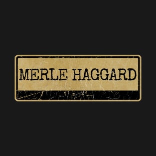 Aliska, text black retro - Merle Haggard T-Shirt