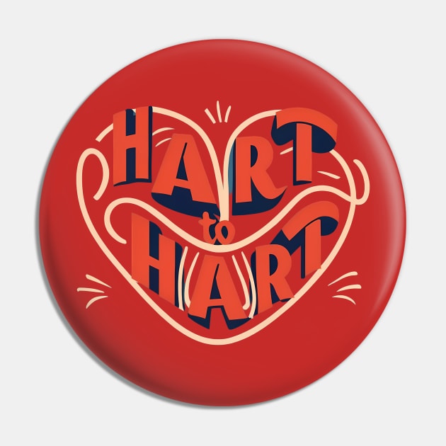 Hart to Hart Pin by Hashnimo