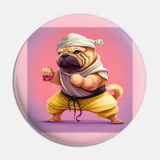 Sharpei Ninja Pin