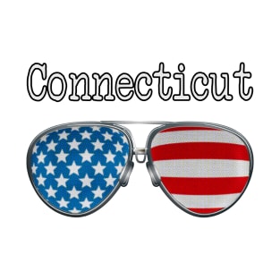 AMERICA PILOT GLASSES CONNECTICUT T-Shirt