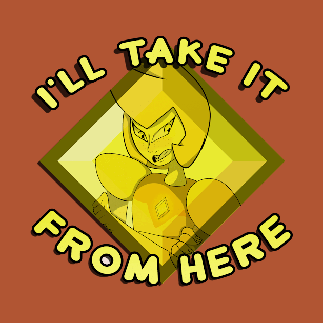 Yellow Diamond in Diamond by Shrew_Boi