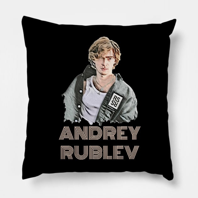 Andrey Rublev Pillow by BorodinaAlen