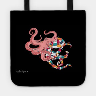 Geometric Octopus Tote