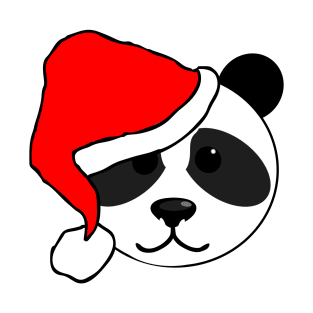 Christmas Panda Emoji T-Shirt