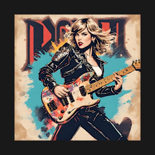 Taylor Swift vintage dnd style art by Sans Peur