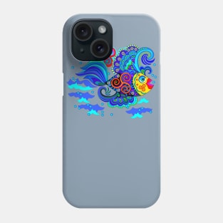 Fantastic fish with Celtic ornament Phone Case