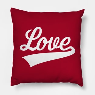 Love (Lettering / White) Pillow