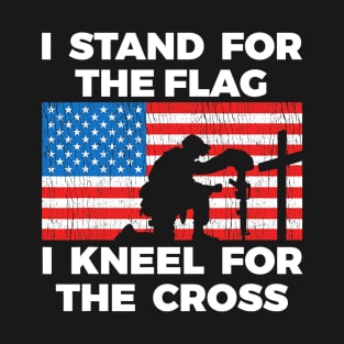 I Stand For The Flag And Kneel For The Cross T-Shirt