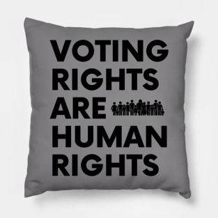 Voting Rights Are Human Rights Pillow
