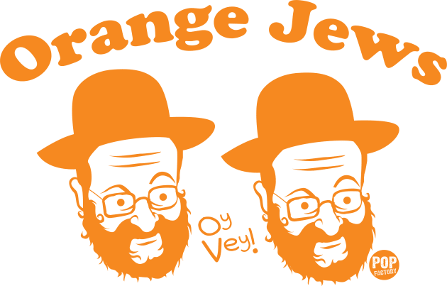 ORANGE JEWS Kids T-Shirt by toddgoldmanart