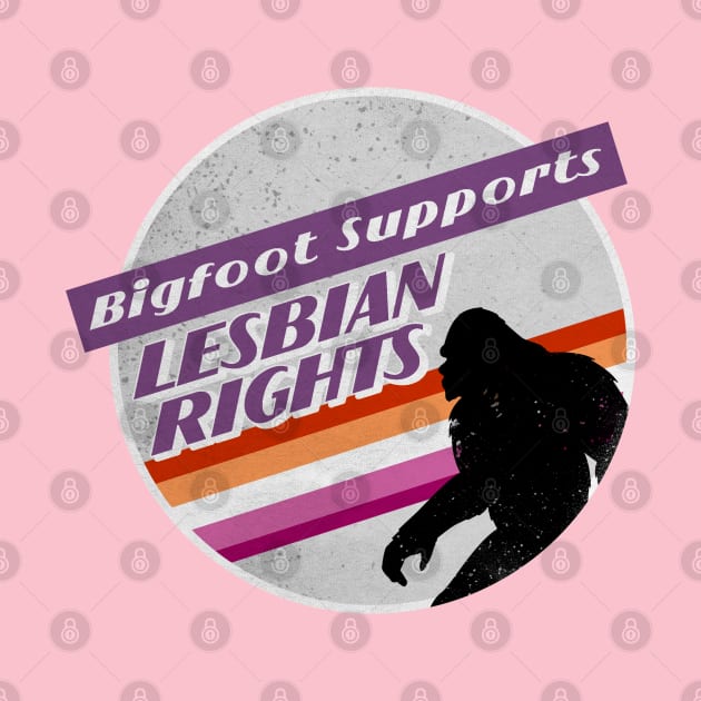 Lesbian Pride Bigfoot by creepvrs