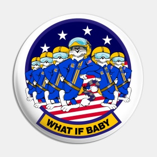 F-14 Tomcat - What If Baby - Clean Style Pin