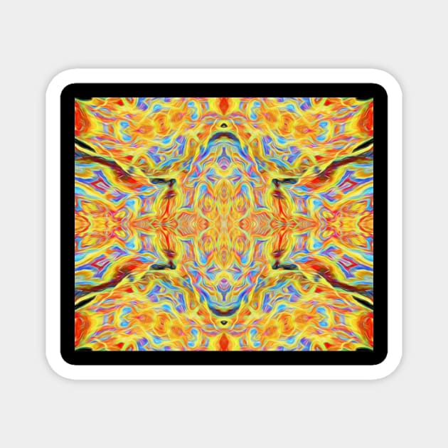 Symmetrical pattern Magnet by Guardi