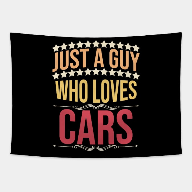 just a guy who loves cars Tapestry by Eric Okore